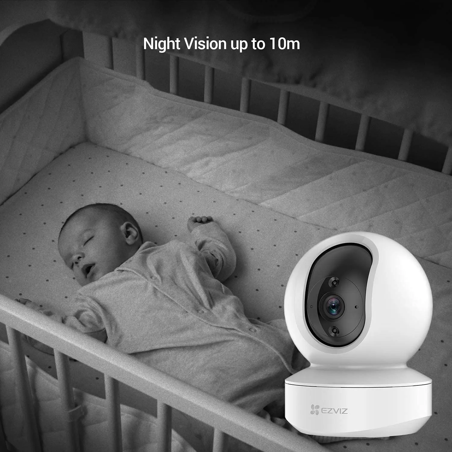 كاميرا مراقبة EZVIZ TY1 الذكية بتقنية Wi-Fi بدقة 2MP
