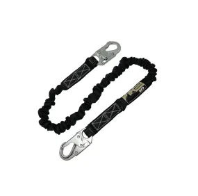 🦺 Professional Fall Safety Rope Lanyard with Shock Absorber | ⚡ OSHA Compliant Fall Protection | 💪 Industrial Grade Safety Equipment