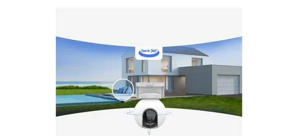 كاميرا ببطارية عالية Wi-Fi بخاصية تحريك وأمالة | HB8 2K