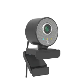 1080P Webcam 360 Panaromic Live Streaming USB Computer Camera with Stereo Microphone Desktop Laptop USB Webcam for Live Broadcast Video Chat Online Class Teleconferencing