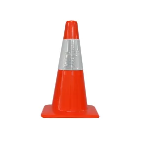 18" Reflective Traffic Cone with 6" Collar