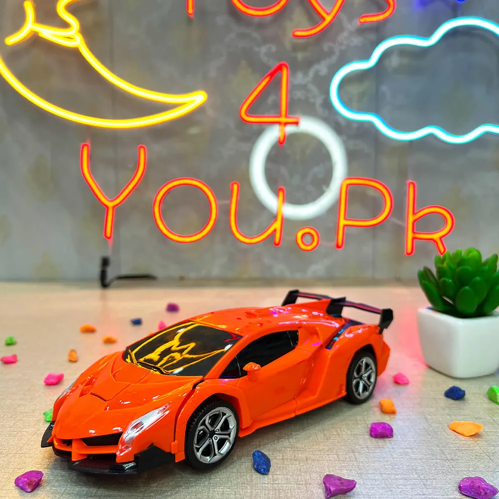2 IN 1 TRANSFORMER RC REBORT CAR