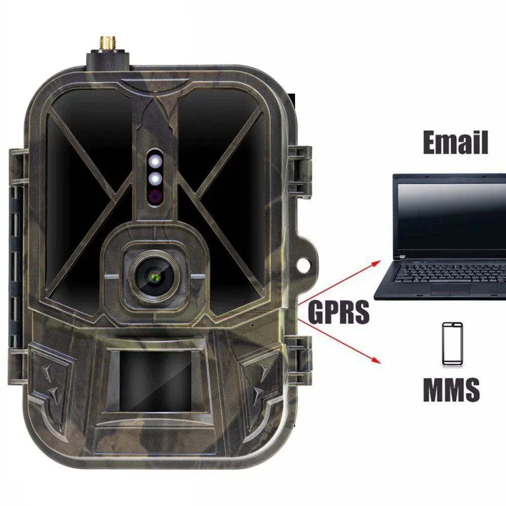 2G SMS SMTP Long Standby Time LI Battery Trail Camera Photo Traps Cellular Mobile Hunting Wildlife Wireless Surveillance Cams