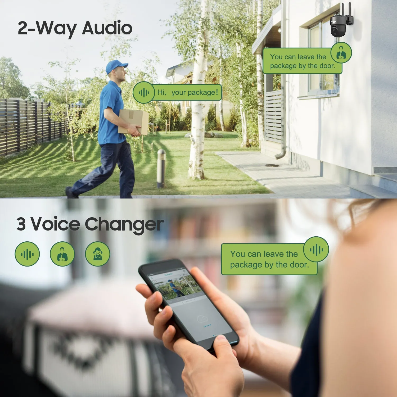 4G LTE Cellular Wireless Security Camera 360° PTZ 2K Solar No WiFi Surveillance Camera MANSHUR UB6G (UBOX App)