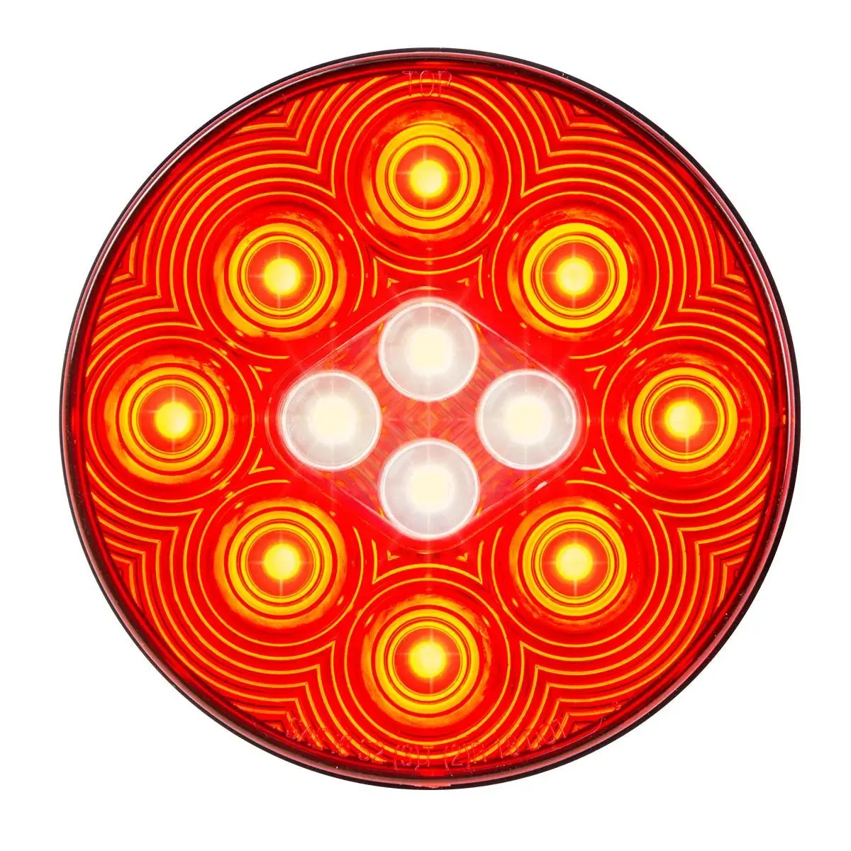 4" FLEET COMBO LED TAIL & BACKUP 9 RED LED & 4 WHITE LED LIGHT
