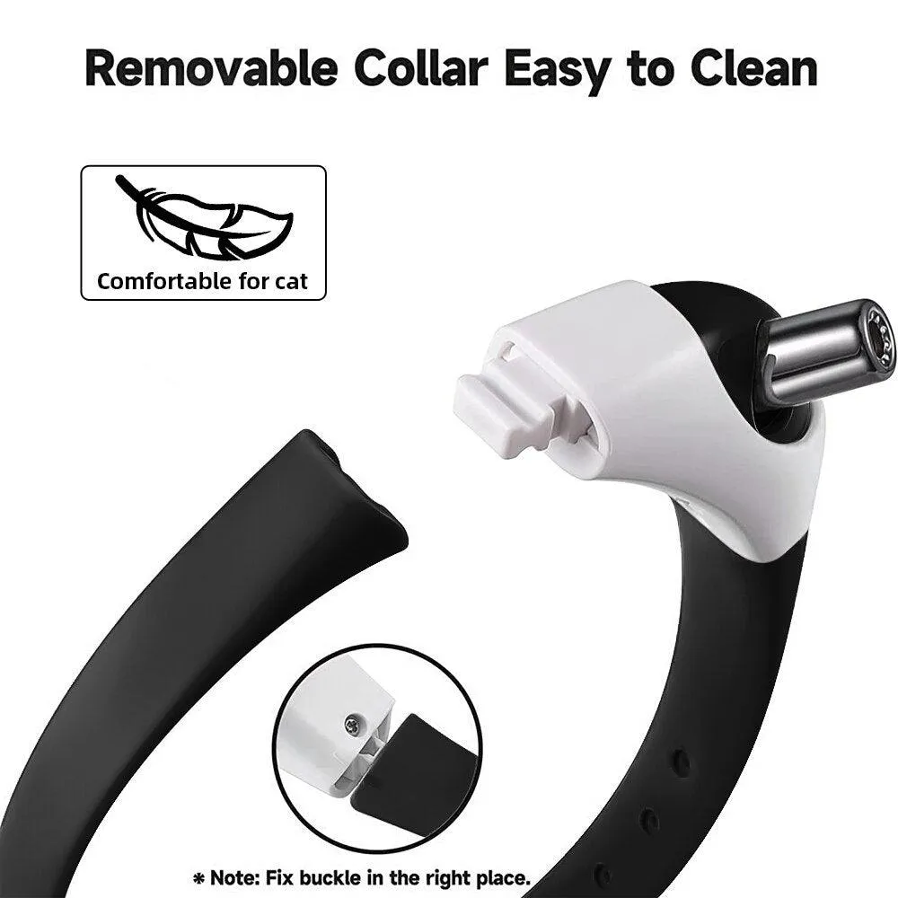 Adjustable Laser Cat Collar with USB Rechargeable Interactive Toy for Endless Fun