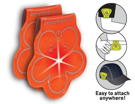 Amphipod Vizlet LED Flowers Wearable Reflectors (2 Pack)