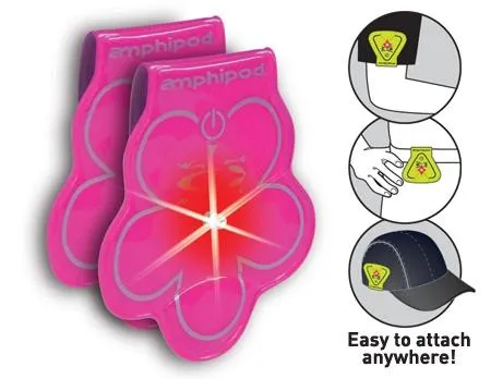 Amphipod Vizlet LED Flowers Wearable Reflectors (2 Pack)