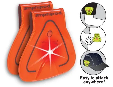 Amphipod Vizlet LED Triangles Wearable Reflectors (2 Pack)