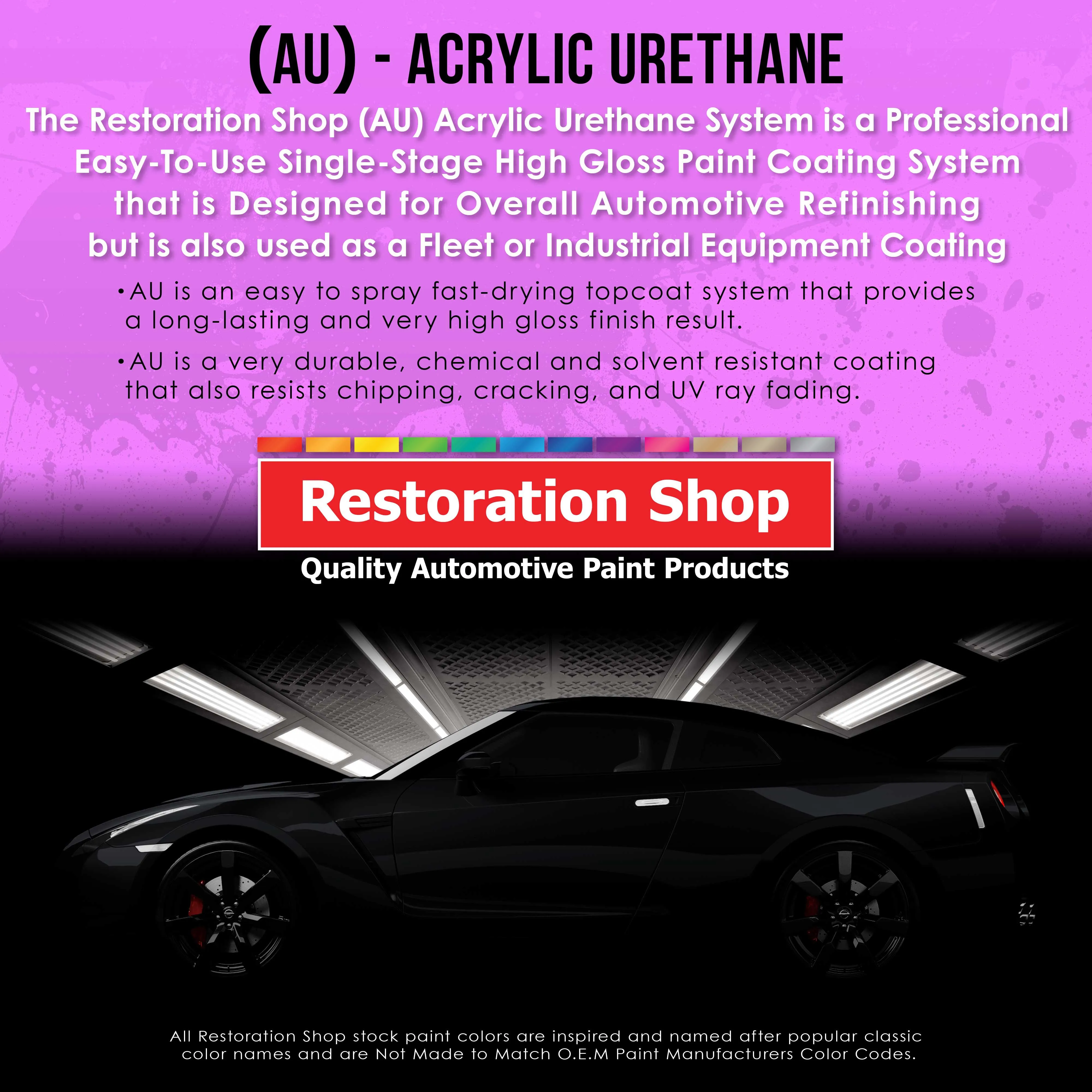 Arizona Bronze Metallic Acrylic Urethane Auto Paint (Complete Quart Paint Kit) Professional Single Stage Automotive Car Coating, 4:1 Mix Ratio 2.8 VOC