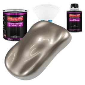 Arizona Bronze Metallic Acrylic Urethane Auto Paint (Complete Quart Paint Kit) Professional Single Stage Automotive Car Coating, 4:1 Mix Ratio 2.8 VOC