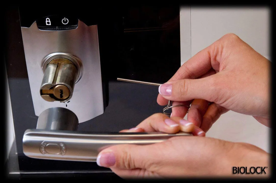 BIOLOCK 333 Biometric Fingerprint Entry Lever Door Lock