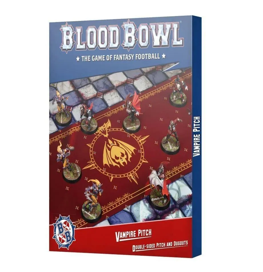Blood Bowl Vampire Team: Double-Sided Pitch & Dugouts