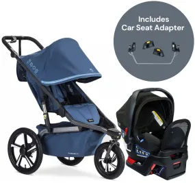 BOB Alterrain Pro Jogging Stroller   Britax B-Safe Gen2 FlexFit  Travel System Bundle - Blue / Jet