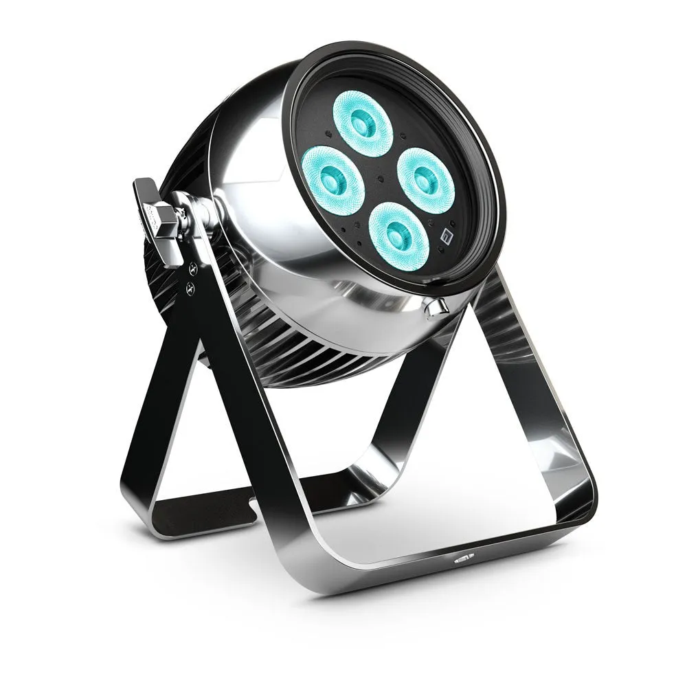 Cameo Pro CLZB60CLSD ZENIT B60 Battery Powered 4 X 15W RGBW LED Outdoor PAR Light IP65 (Chrome)