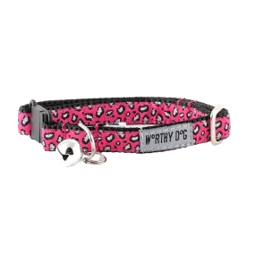 Cat Collar | Cheetah Pink