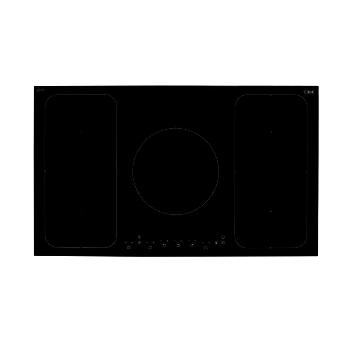 CDA HN9611FR 87cm 5 Zone Induction Hob with Bridging Zones