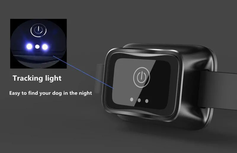 Dog Training Collar Dog Trainer Anti-Barking Remote Control Electric Shock Vibration Warning Electronic Collar Waterproof Training Aids