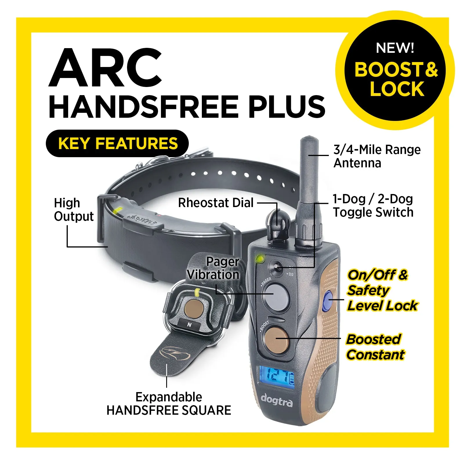 Dogtra Arc Handsfree Plus Boost & Lock