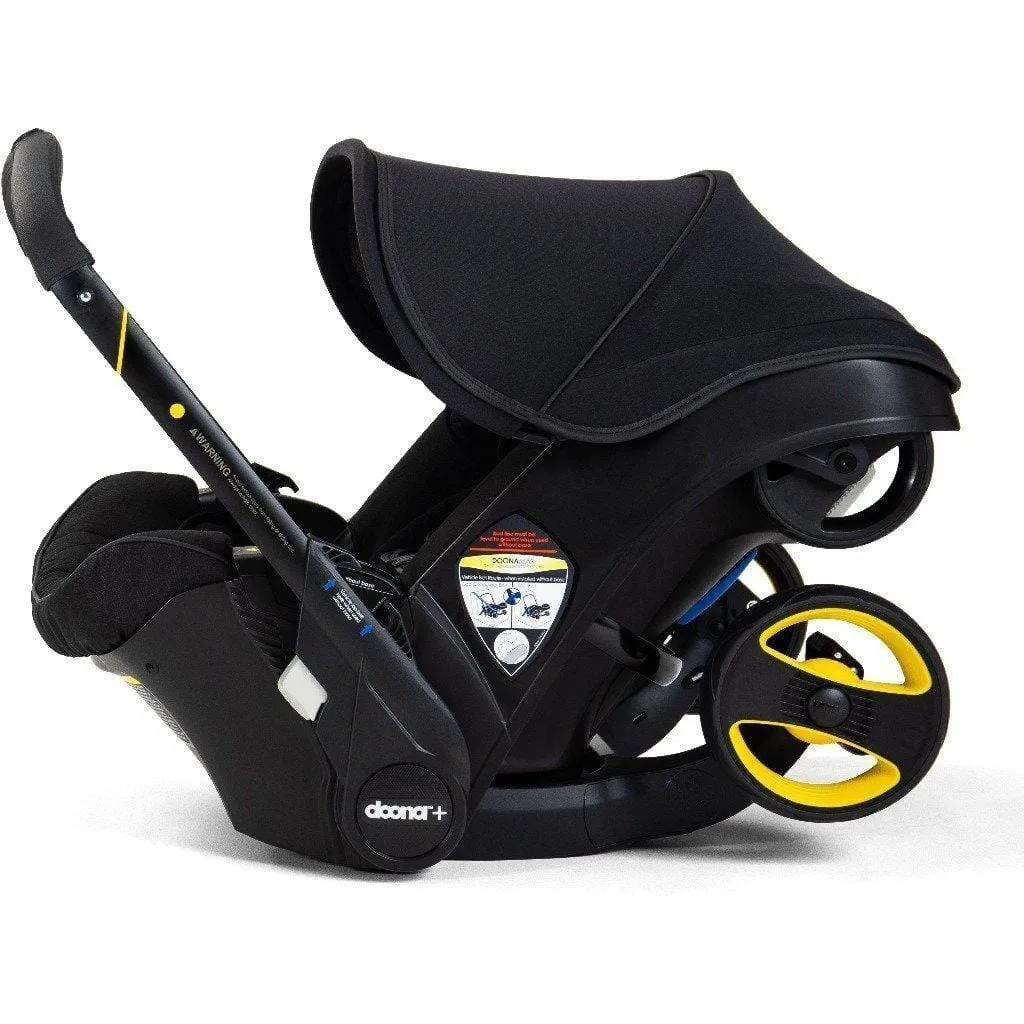 Doona  Infant Car Seat / Stroller and Base - Midnight Edition
