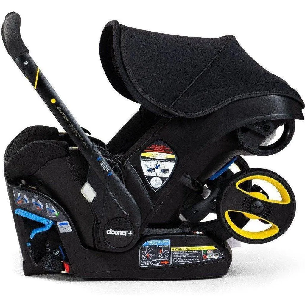 Doona  Infant Car Seat / Stroller and Base - Midnight Edition