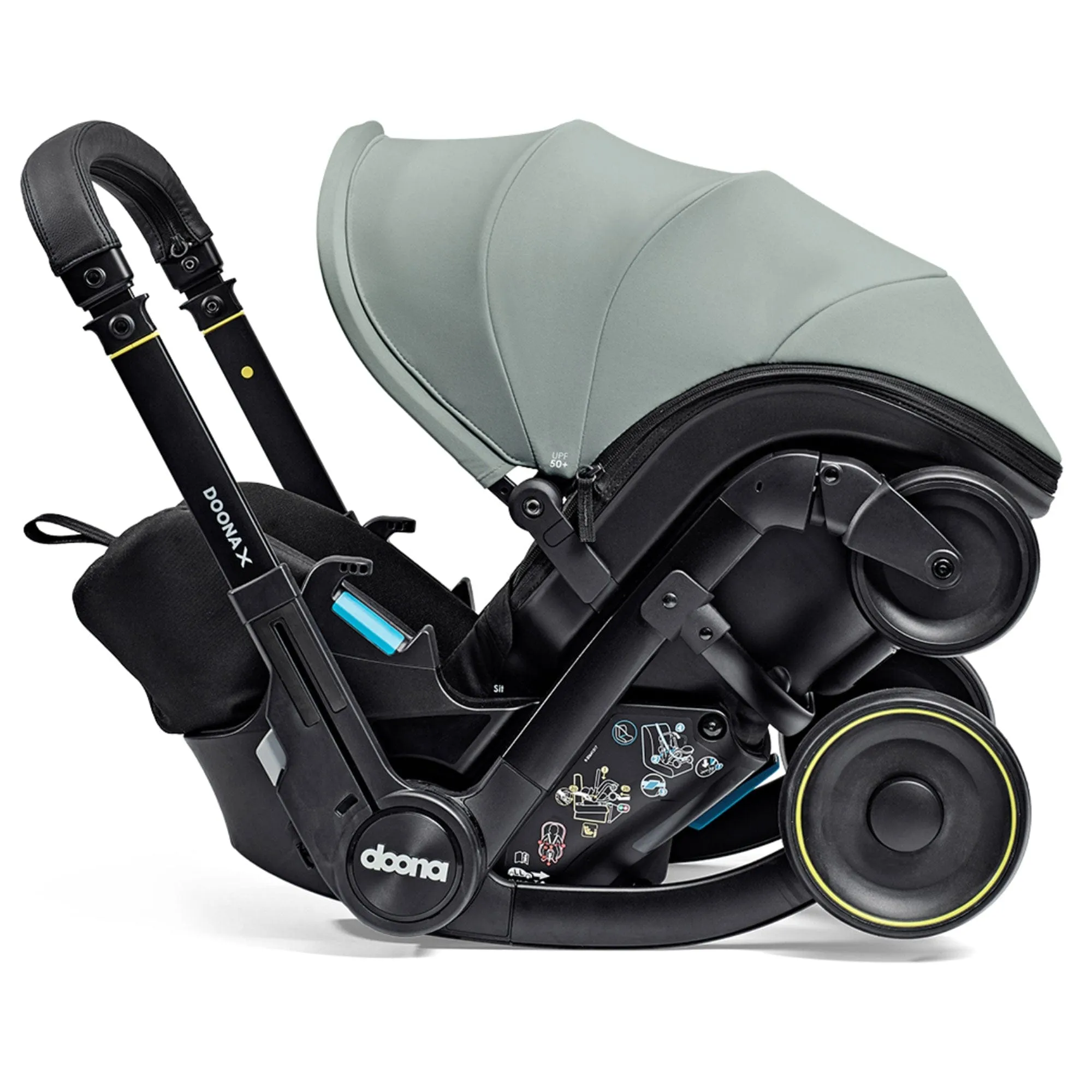 Doona X Infant Car Seat Stroller & X Isofix Base Dusty Sage