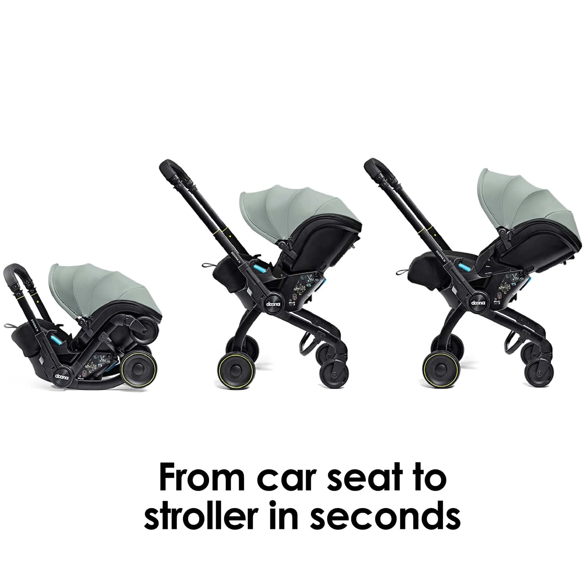 Doona X Infant Car Seat Stroller & X Isofix Base Dusty Sage