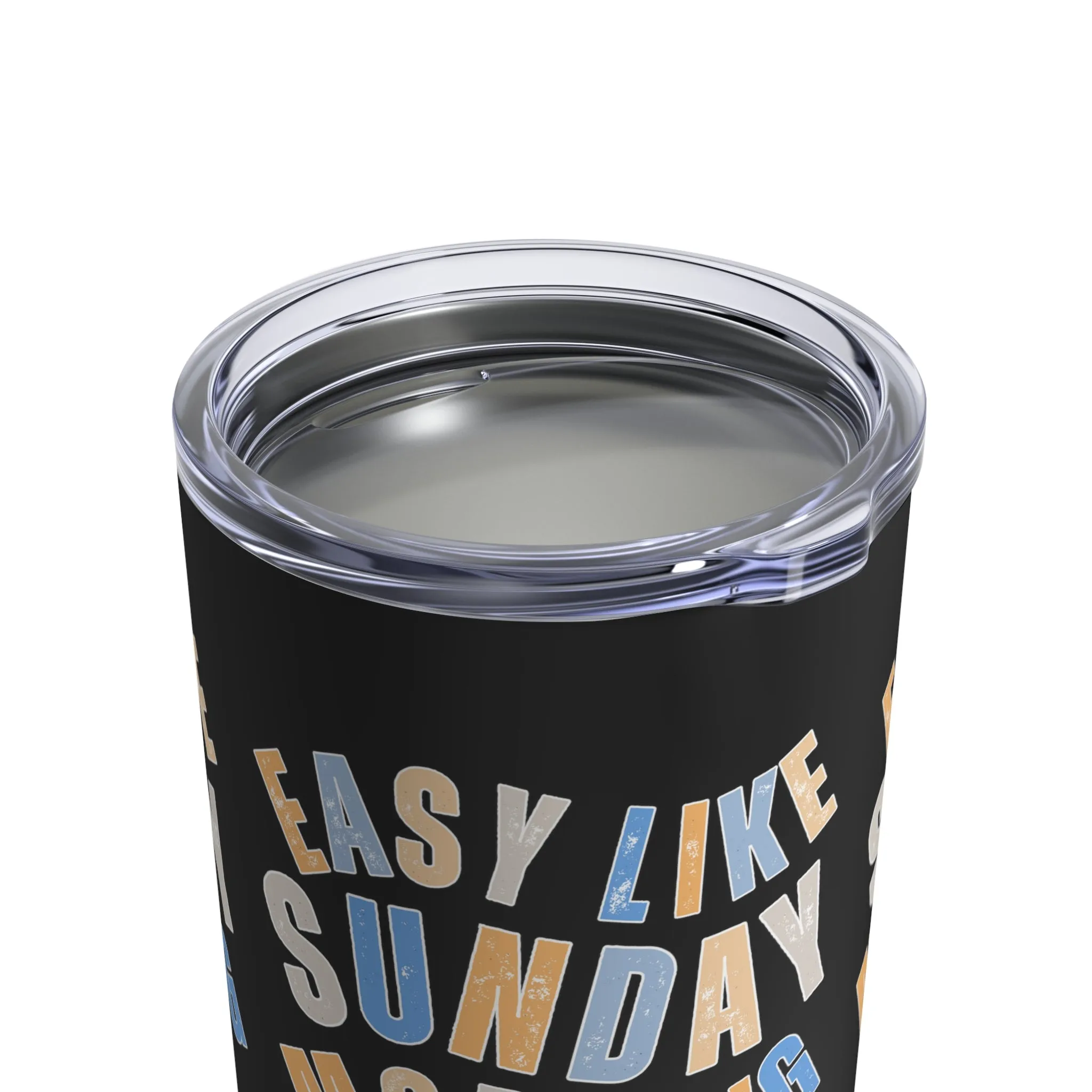 Easy Like Sunday Morning Stainless Steel 10-Ounce Tumbler - Relaxing Beverage Companion for Hot and Cold Drinks