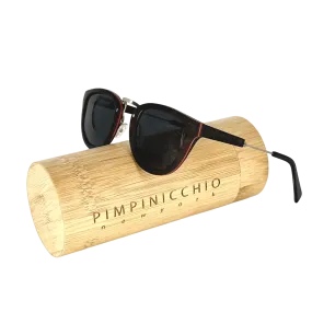 Ebony Wood Sunglasses with Black Lens