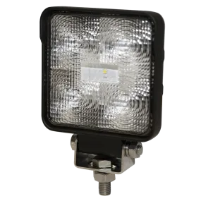 ECO E92007 ECCO Five 3-Watt LED 4" Worklamp (Flood, Square, 1 Bolt)