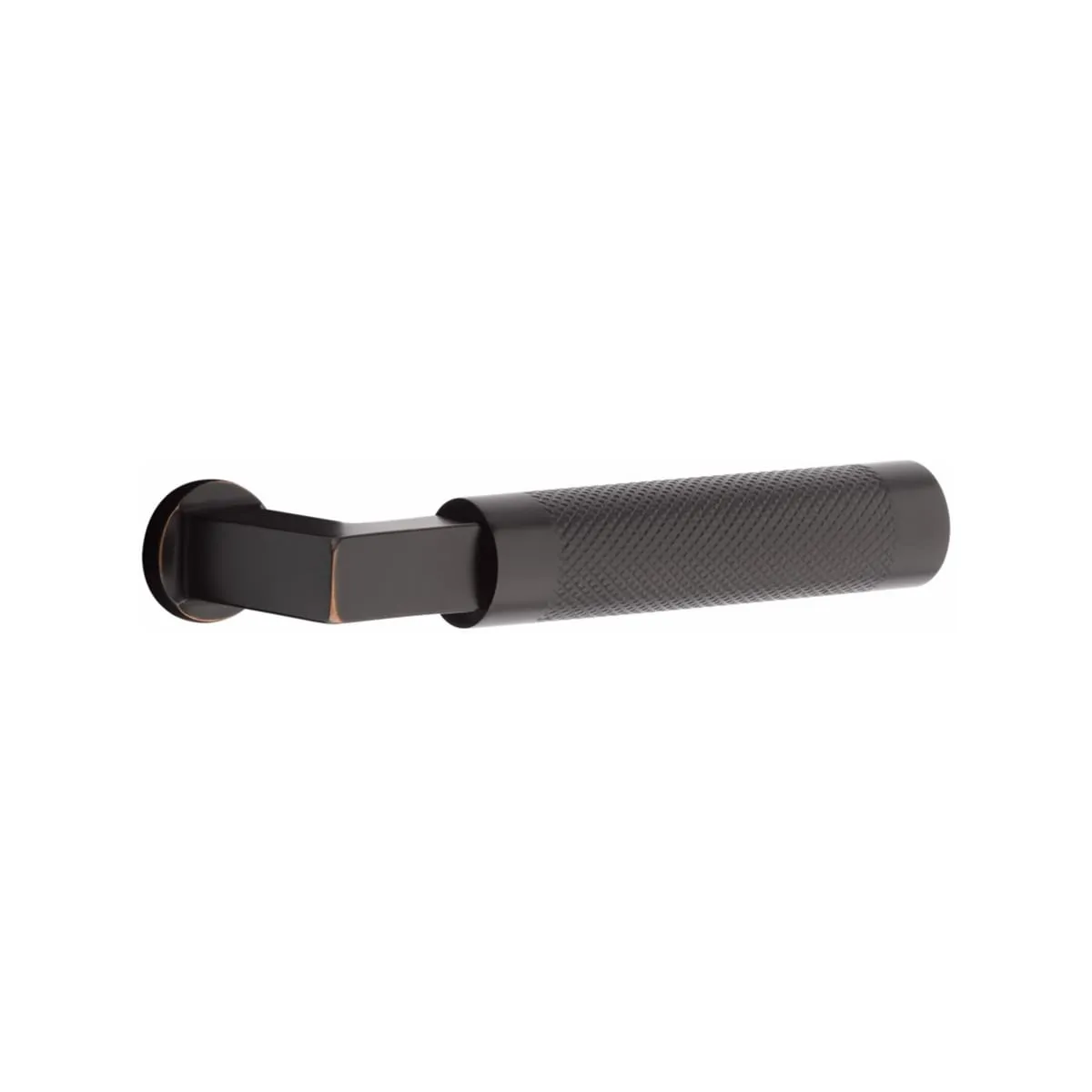 Emtek Single Cylinder Knoxville Handleset EMPowered Motorized Smart Lock Upgrade With Select L-Square Knurled Lever