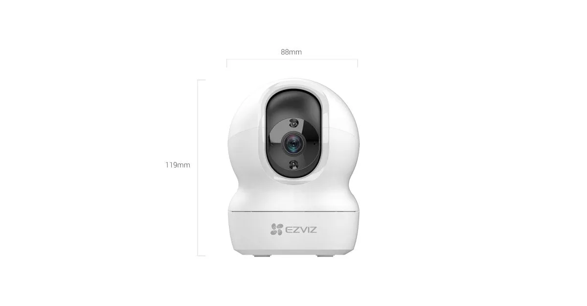 EZVIZ CP1 4MP 2K كاميرا واي فاي ذكية مع إمكانية الدوران والإمالة