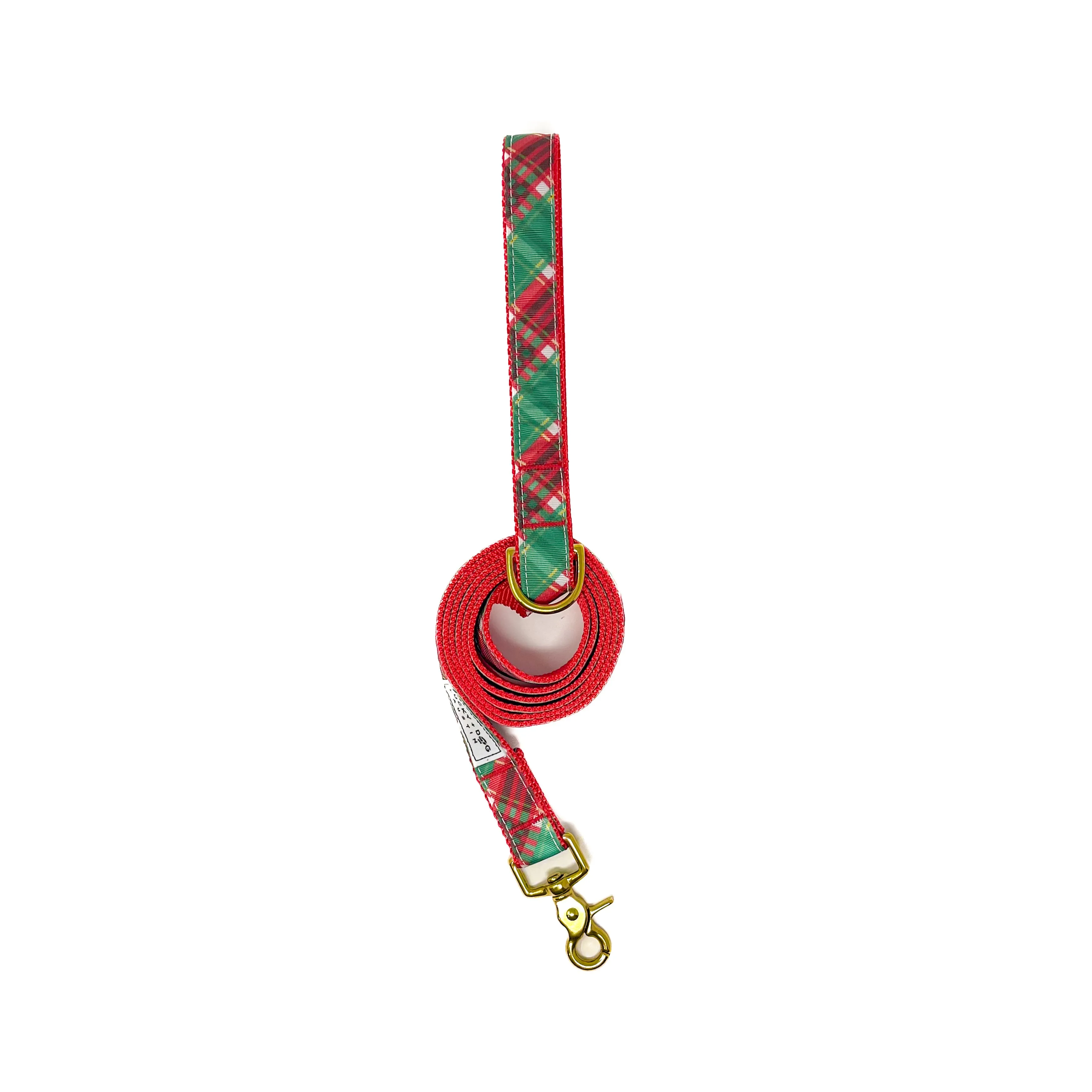 Fi Collar Band - Holiday Tartan