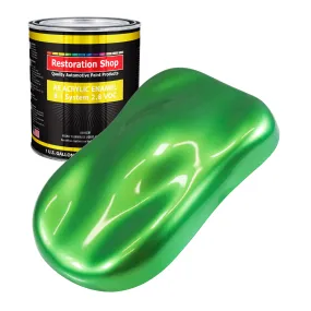 Firemist Lime Acrylic Enamel Auto Paint - Gallon Paint Color Only - Professional Single Stage Gloss Automotive Car Truck Equipment Coating, 2.8 VOC