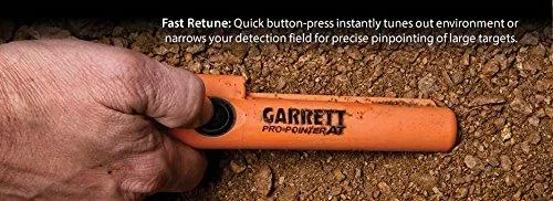 Garrett Pro Pointer AT Metal Detector Waterproof with Woven Belt Holster and Utility Belt