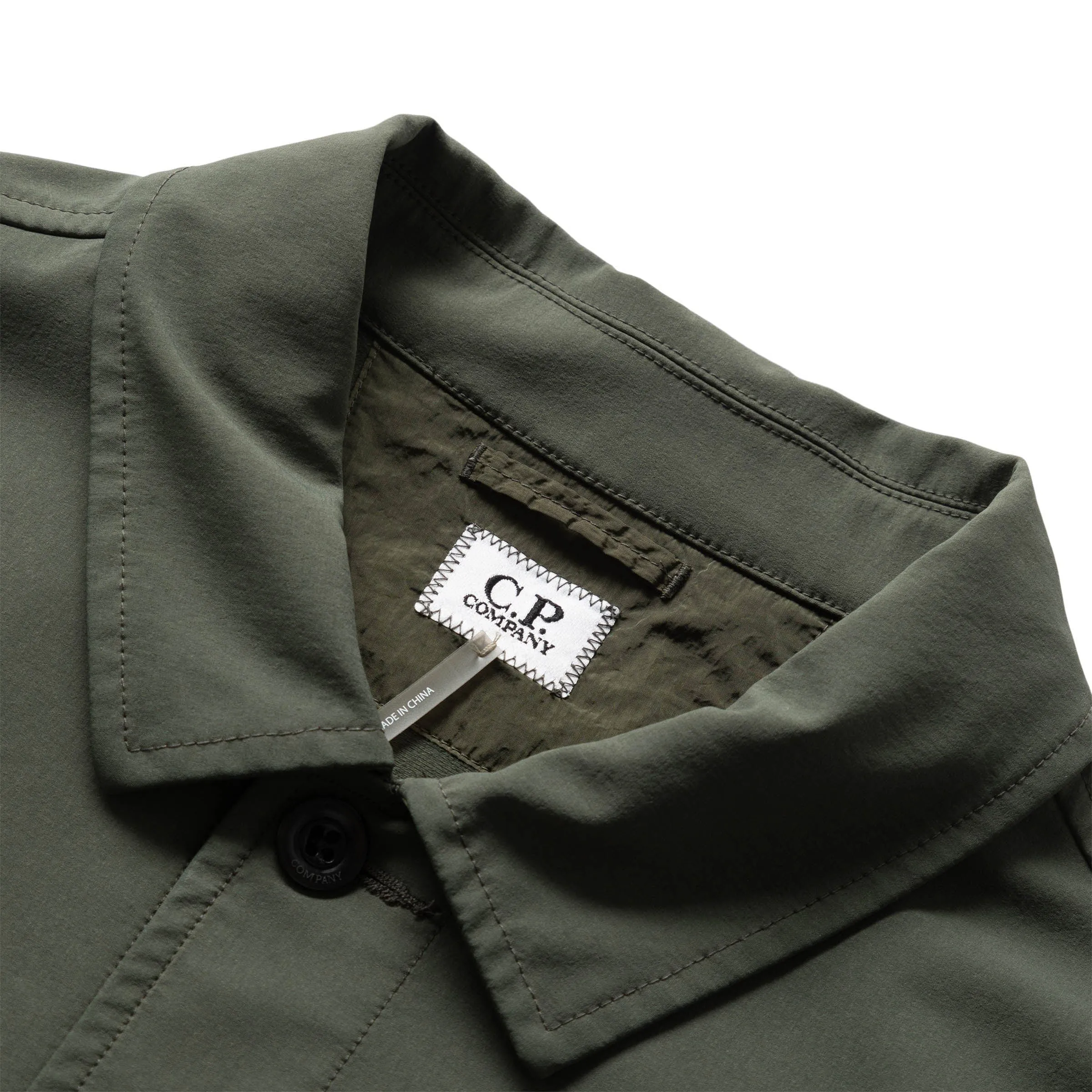 GD SHELL MIXED BUTTONED OVERSHIRT
