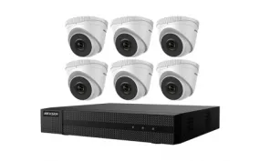 Hikvision EKI-K82T46 8-Channel 8MP NVR with 2TB HDD & 6 4MP Night Vision Turret Cameras Kit