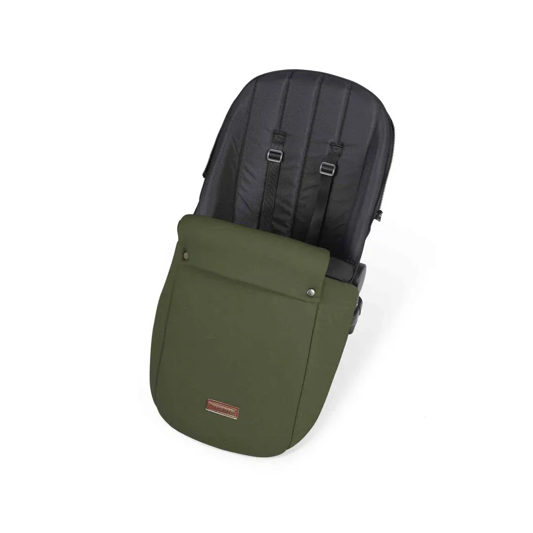 Ickle Bubba Stomp Luxe 12 Piece Travel System with i-Size Cirrus Car Seat & ISOFIX Base  - Woodland