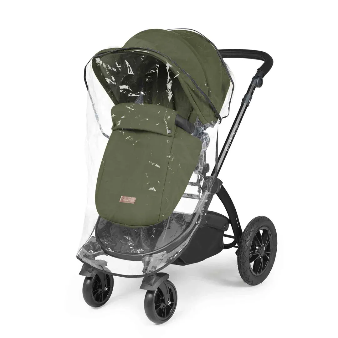 Ickle Bubba Stomp Luxe 12 Piece Travel System with i-Size Cirrus Car Seat & ISOFIX Base  - Woodland