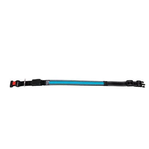 Karlie O'LED Collar With USB Loading Cable - Blue - 34 - 36cm