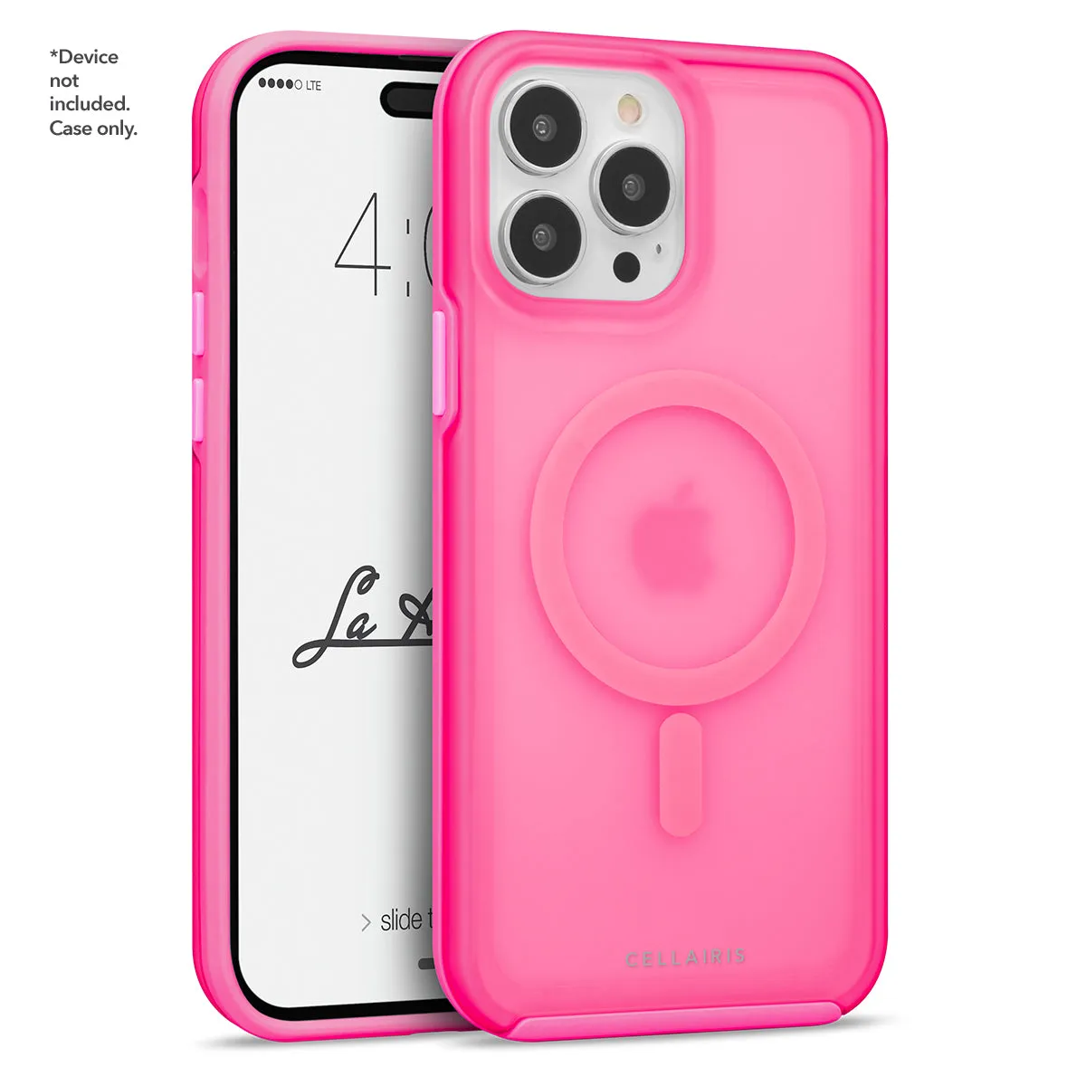 La Hornet - iPhone 15 Pro Max Hot Pink Matte w/ MagSafe Case