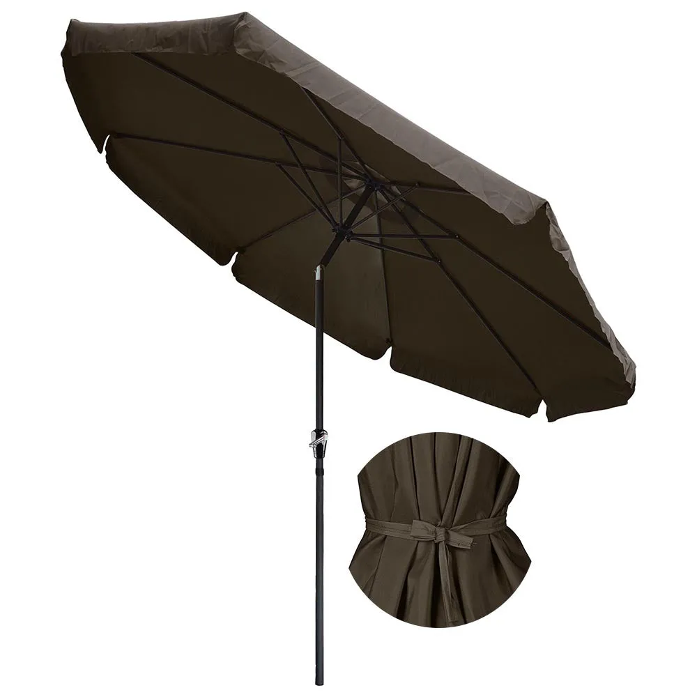 LAGarden 10ft Patio Outdoor Market Umbrella Tilt Multiple Colors