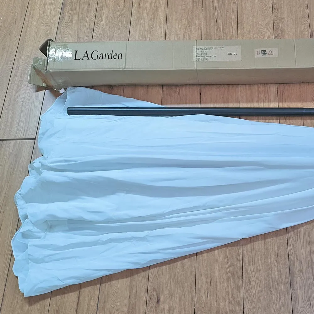 LAGarden 10ft Patio Outdoor Market Umbrella Tilt Multiple Colors