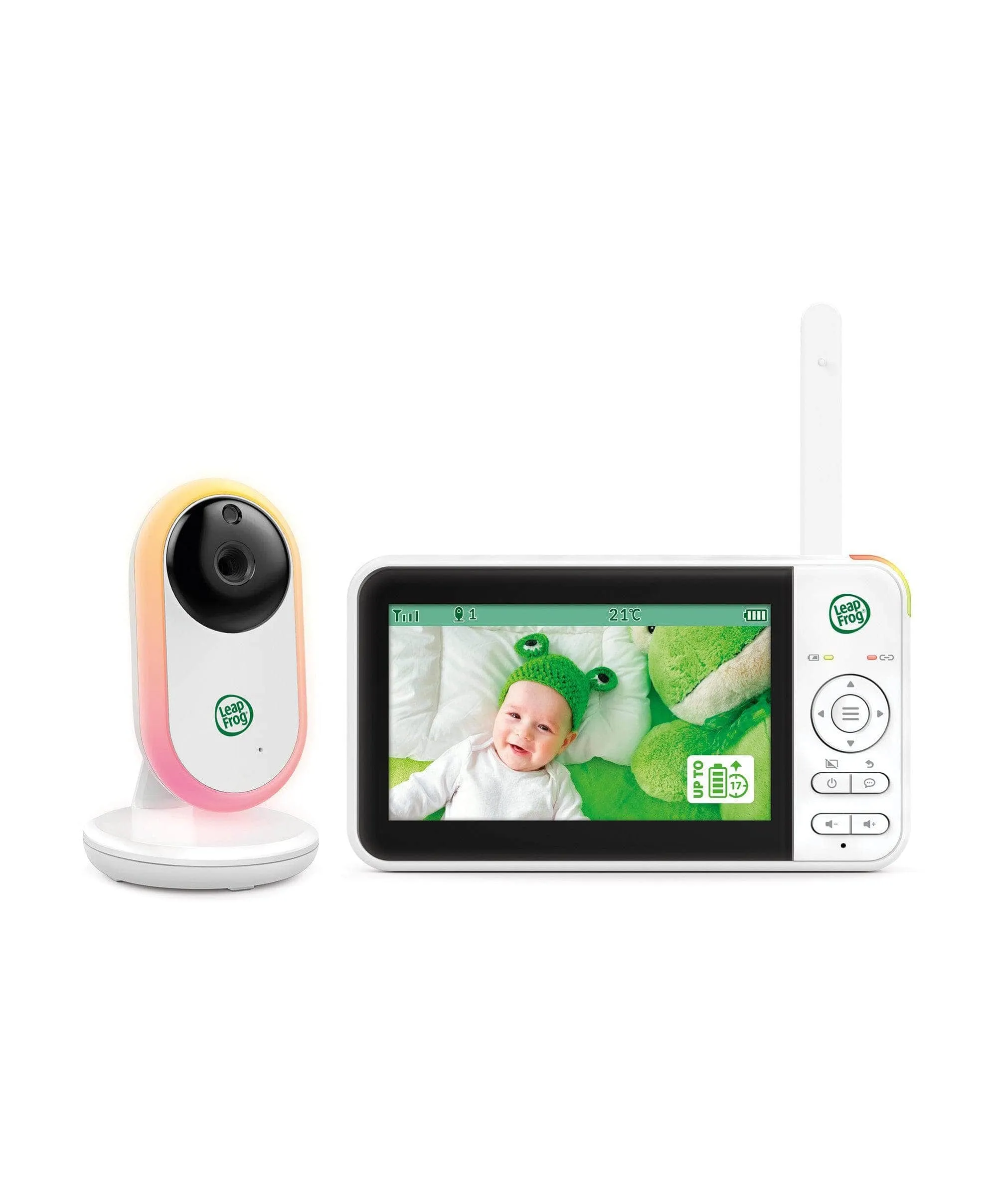 LeapFrog LF2415HD 5' Video Baby Monitor With Night Light - White