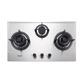 Mayer MMSS773 3 Burner Gas Hob (76cm)   MMBCH900 Chimney Hood