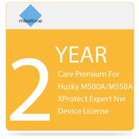 Milestone Care Premium for Husky M500A and M550A with XProtect Expert NVR Device