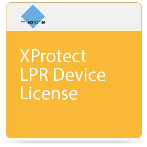 Milestone XProtect LPR Device License XPLPRCL