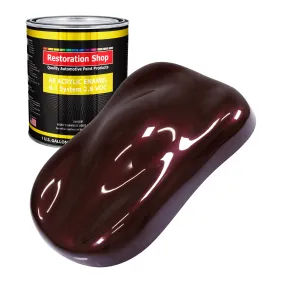 Molten Red Metallic Acrylic Enamel Auto Paint - Gallon Paint Color Only - Professional Single Stage Automotive Car Truck Equipment Coating, 2.8 VOC