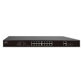 Network Switch, PoE, 16 Port FE   2 Port Uplink