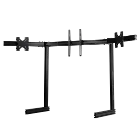 Next Level Racing ELITE Free Standing triple Monitor Stand Black | Racing Cockpit Monitor Stand